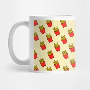 Crazy Fries Pattern Mug